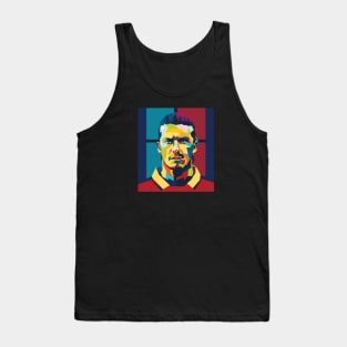 David Beckham In Wpap Pop Art  Style Tank Top